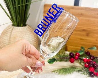 Personalized Acrylic Name Drink Charm, Custom Party Favor