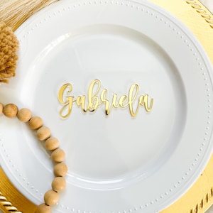 Personalisierte Hochzeit Tischkarte, Gast Name Hochzeit, Acryl Namensschild, Hochzeitsdeko Geschenk, Laser geschnitten Namen, Hochzeitsdeko tags