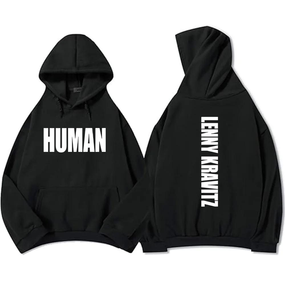 Human Lenny Kravitz Hoodies, Winter Hoodie, Fleece Sweatshirt