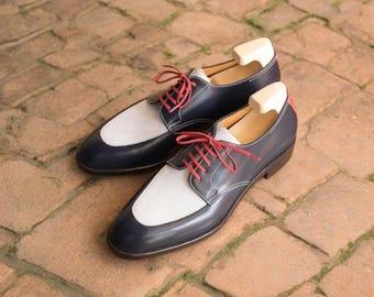 Zapatos Oxford de cuero hechos a mano: estilo vintage a medida con cordones