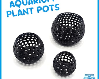 Aquatische Pflanzentöpfe für Aquarium - Aquarium Pflanzenanker - Pflanzenhalter