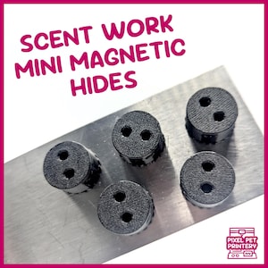 Scent Work Mini Magnetic Hides - Micro Hanging Hide - Nose Work Training Tools