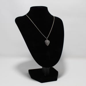 925 Sterling Silver Vintage Heart I Love You Pendant