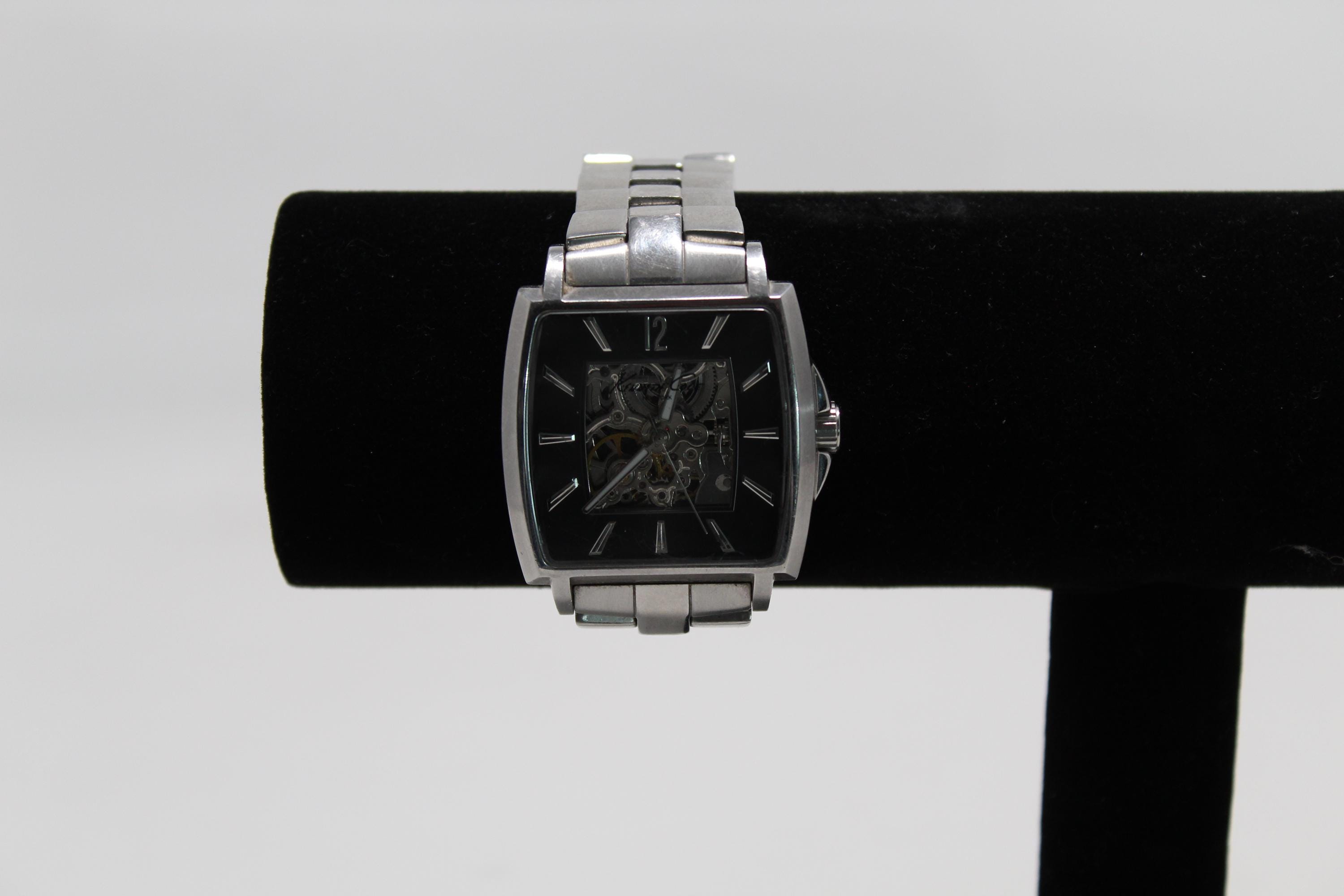 Kenneth Cole Orologio Uomo IKC9282 - Quarzo, Quadrante Grigio 44mm, Cinturino In Acciaio, Impermeabile 3 ATM