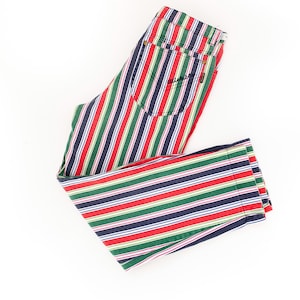 Vintage Vertical Stripe Pants - Etsy