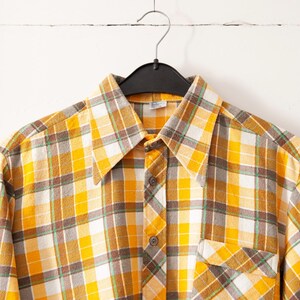 Mens 1970s Checked Shirts - Etsy