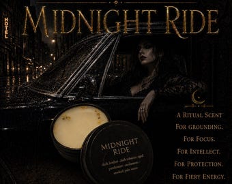 Midnight Ride - Profumo solido realizzato con rituale