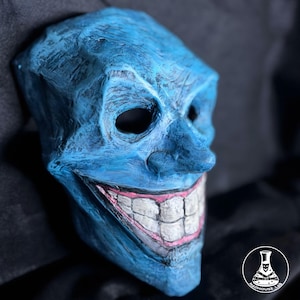 Masque souriant fait main - Masque d'horreur pour cosplay et collectionneurs