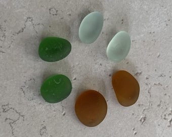 Sea Glass, Sea Glass Pairs, Genuine Sea Glass, Sea Glass Jewelry Supply, Vintage Sea Glass, Vintage Glass, Earring Supply, Jewelry Supply