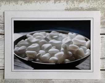 Sea Glass Card, Sea Glass Photo Card, Photography Card