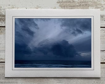 Ocean Sky Card, Ocean Cloud Sky Photo Card, Ocean Sky Photography