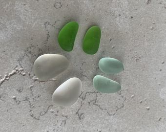 Sea Glass, Sea Glass Pairs, Genuine Sea Glass, Vintage Sea Glass Pairs, Sea Glass Jewelry Supply, Jewelry Supply, Vintage Sea Glass