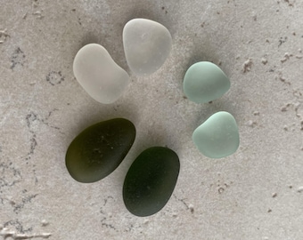 Sea Glass, Sea Glass Pairs, Genuine Sea Glass, Vintage Sea Glass Pairs, Sea Glass Jewelry Supply, Jewelry Supply, Vintage Sea Glass