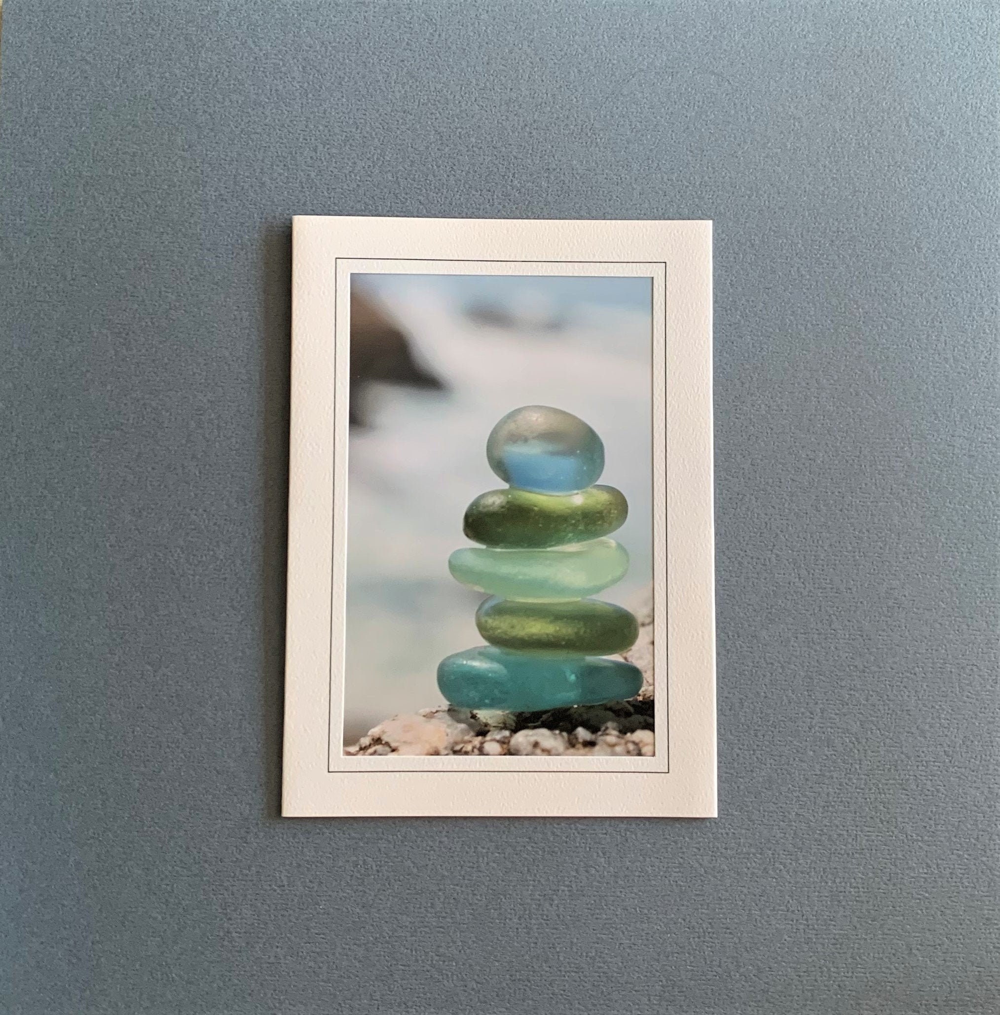 Sea Glass Card Photograph Greeting Card Handmade Blank Card - Etsy
