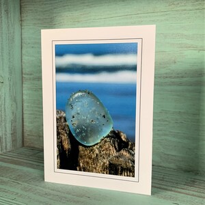 Sea Glass Card Sea Glass Photography Blank Note Card Beach - Etsy