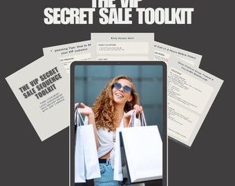 VIP Secret Sale E-Mail-Reihenfolge | 3 Plug and Play E-Mails für Flash Sales, VIP-Bereiche und Dringlichkeitsmarketing | KonvertKit & Flodesk Freundlich