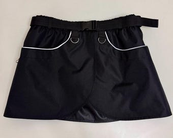 Dog Training Skirt: Oxford Fabric Apron with Pockets & D-Rings