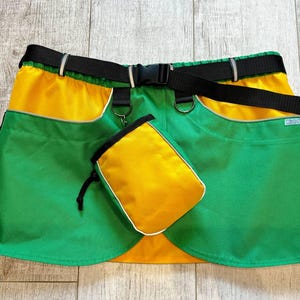 犬用トレーニングエプロンスカート：オックスフォード生地、おやつバッグ、反射ディテール