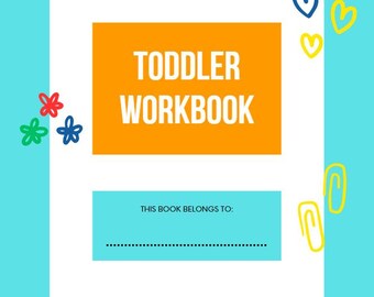 Printable Toddler Workbook | Counting, Tracing, Alphabet and Shapes