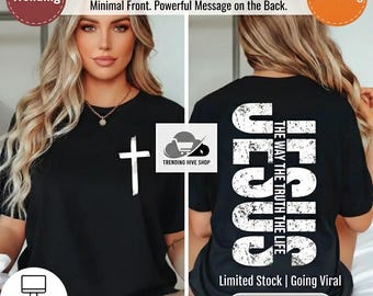 Floral jesus png, Christian Shirt SVG, Faith Design (Digital Download)