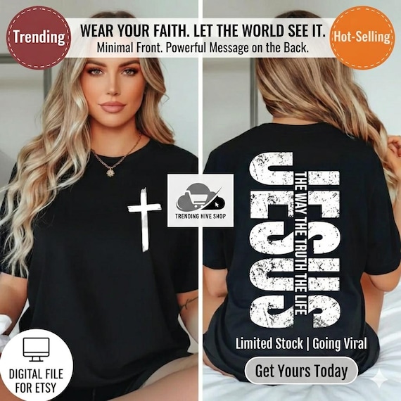 Floral jesus png, Christian Shirt SVG, Faith Design (Digital Download)