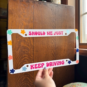 Harry Styles "Keep Driving" kentekenplaatlijst