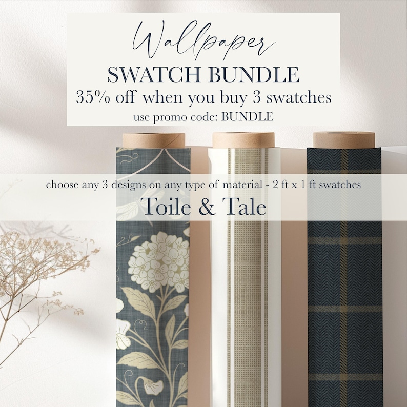 Blue Hydrangea Dragonfly Wallpaper | Cottagecore Floral Trellis | Removable & Pre-Pasted image 2