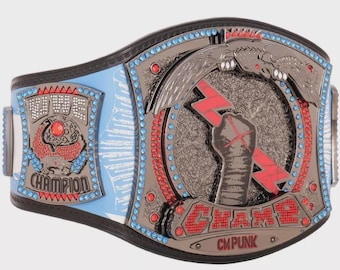 New Handmade CM Punk 434-Day Record Tribute Series Spinner Custom Championship Title Belt