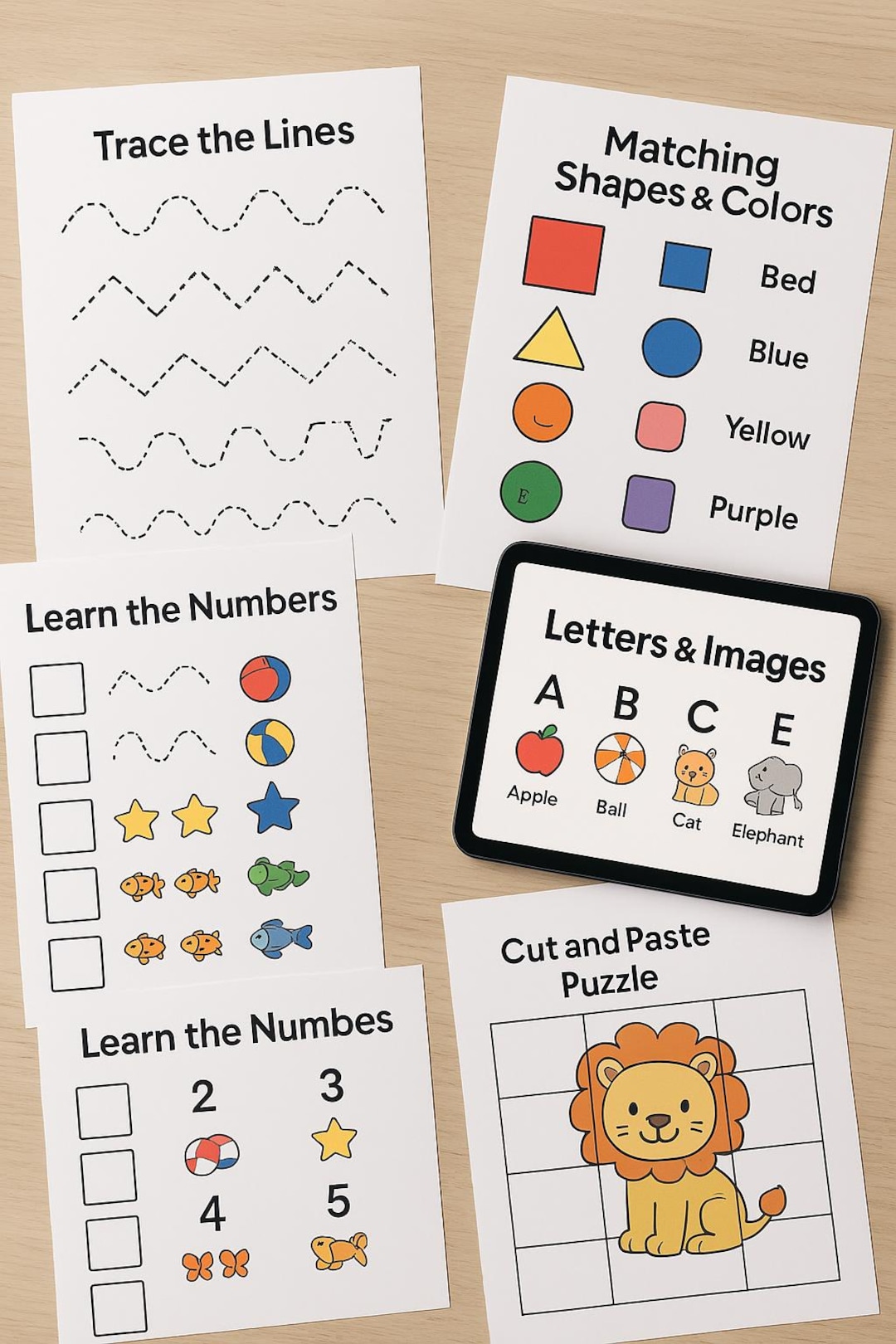 Preschool Educational Activities PDF | Printable Games for Kids Ages 3