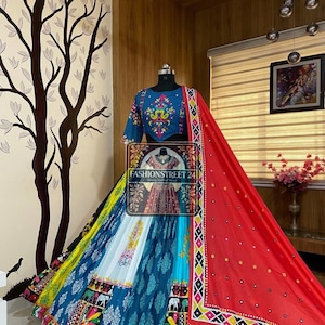 Muslin Cotton Lehenga Choli wedding lehenga Navratri lengha Chaniya Choli Garba lehenga Traditional Outfit bridesmaid lehengas Women Dresses