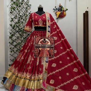 Muslin Cotton Lehenga Choli wedding lehenga Navratri lengha Chaniya Choli Garba lehenga Traditional Outfit bridesmaid lehengas Women Dresses