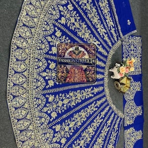 Blue Lehenga Choli Sequence Work Lengha Choli Indian Wedding Lehenga Choli For Women Bollywood Party Wear Designer Lahangas Choli for Girls