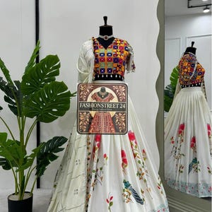 Reyon Lehenga Choli wedding lehenga Navratri lengha Chaniya Choli Garba lehenga Traditional Outfit bridesmaid lehengas Women Dresses