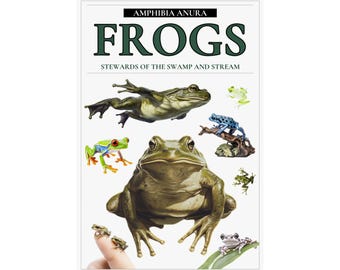 FROGS Poster: Laubfrösche, Kröten und Amphibien Wandkunst. Wildtiere Dekor für Naturliebhaber