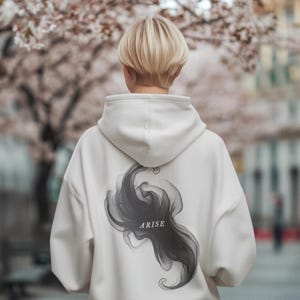 ARISE Solo Leveling Anime Hoodie - Japanese Streetwear - Inspired Shadow Design - Otaku Clothing - Manga Inspired Clothing - Anime STL image 3