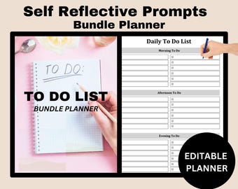 2025-2026 Do List Bundle Planner - Printable Daily Planner, Weekly and Monthly Schedule, Task Tracker, Goal Setting & Productivity Planner