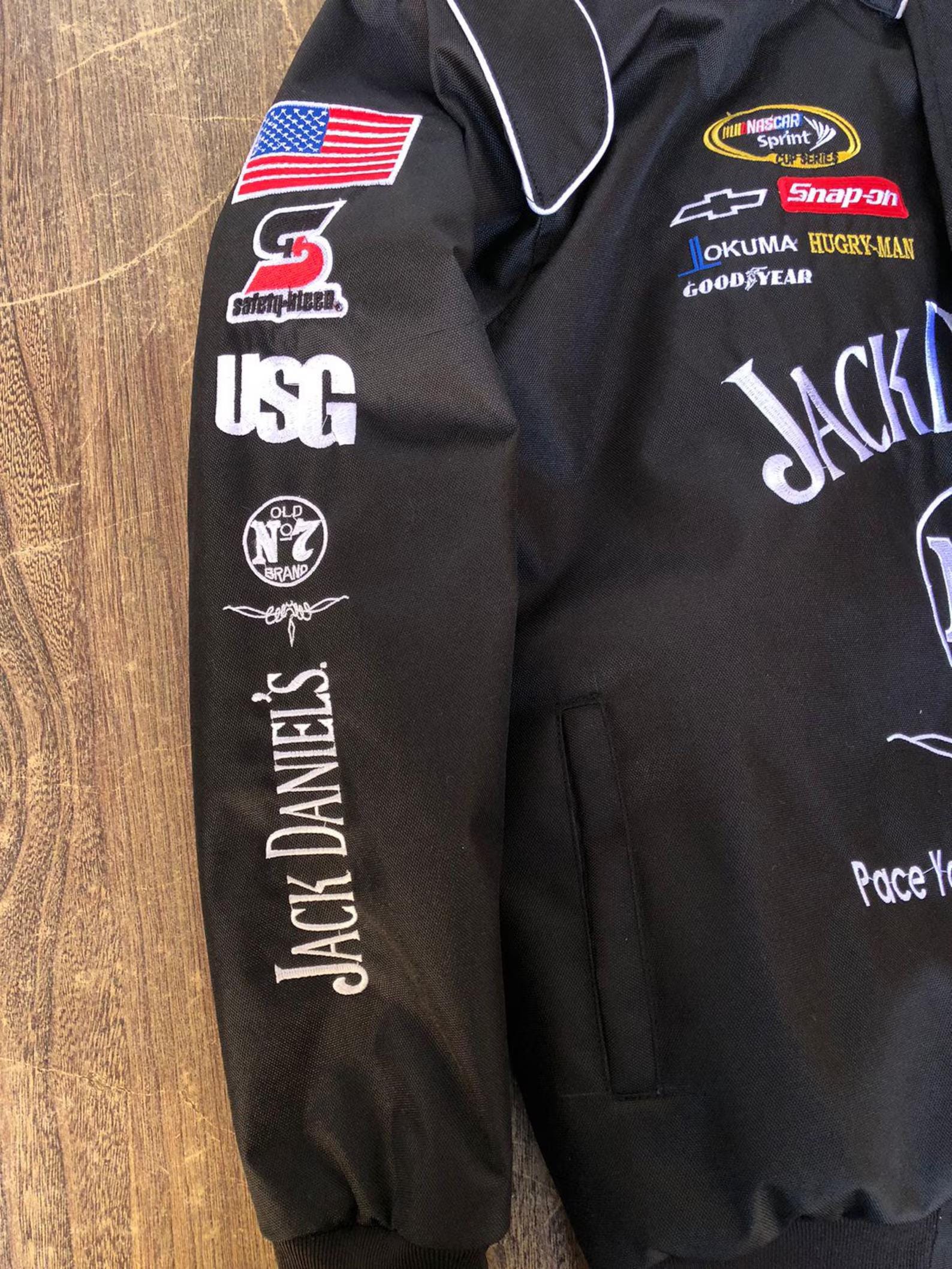 Jack Daniels Jacket Adult F1 Vintage Racing Jacket Embroidered