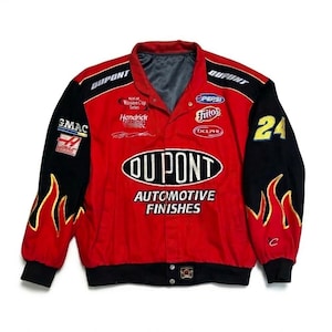 Nascar Flames Jacket - Etsy