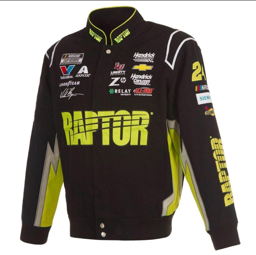 Ice Raptor Jacket NASCAR Raptor Jacket – Racing Bomber F1 Motorsport Vintage Windbreaker ...