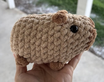 Schema all'uncinetto - Capibara Amigurumi PDF, download digitale, senza cuciture, schema all'uncinetto facile