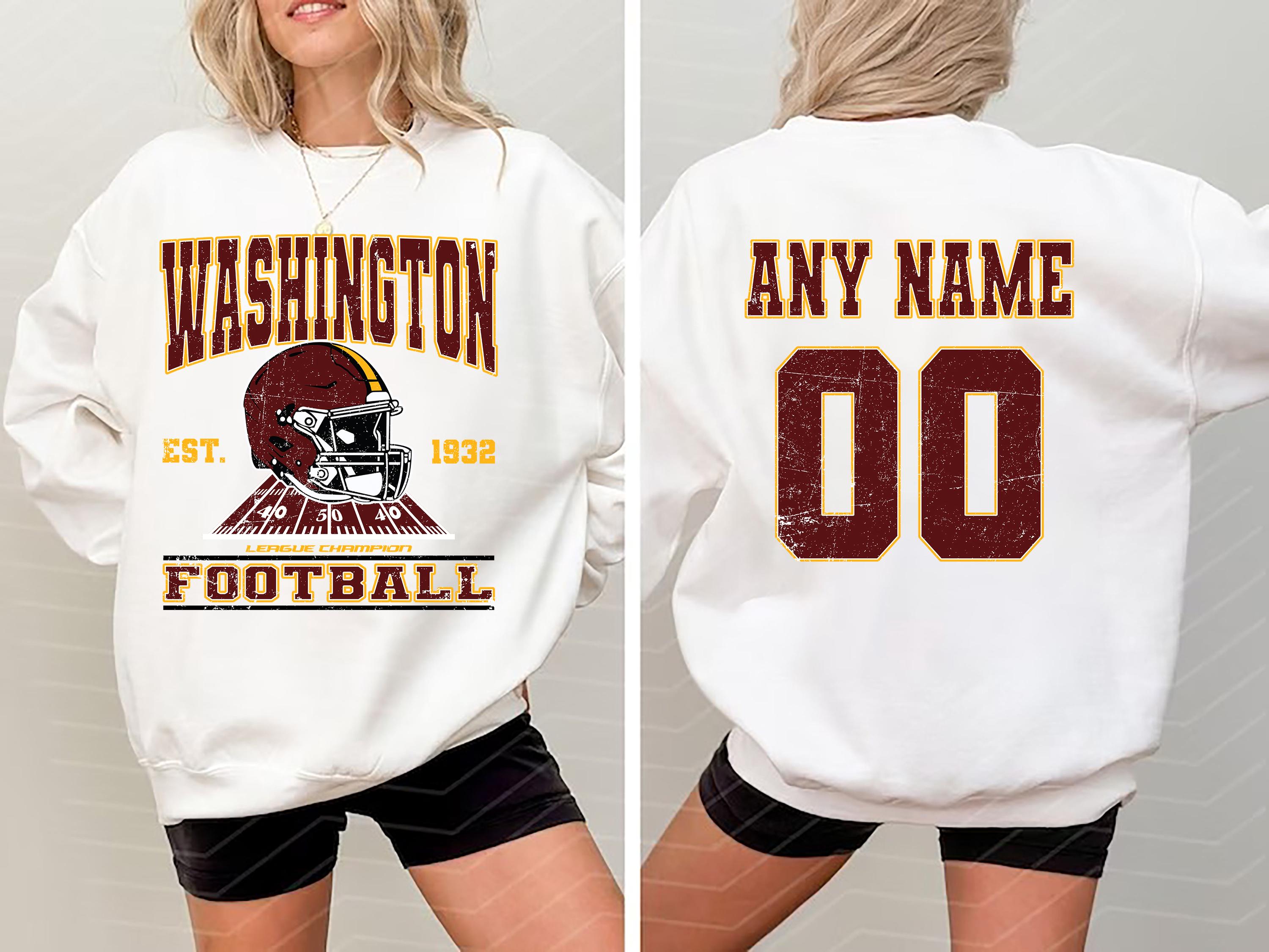 Discover Personalized Washington Football Sweatshirts, Gift for Football Fan