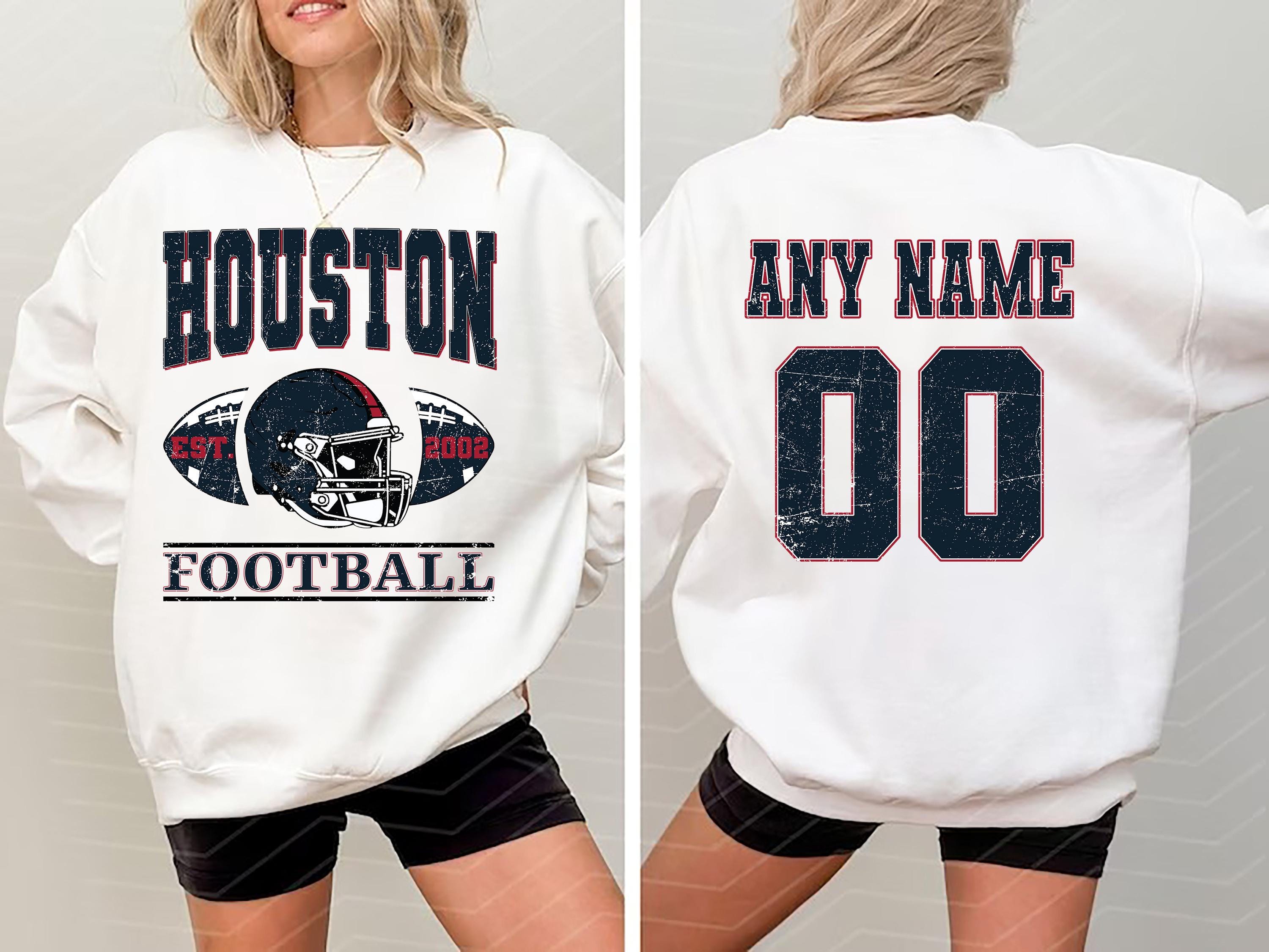 Discover Vintage Houston Football Sweatshirts, Gift for Football Fan