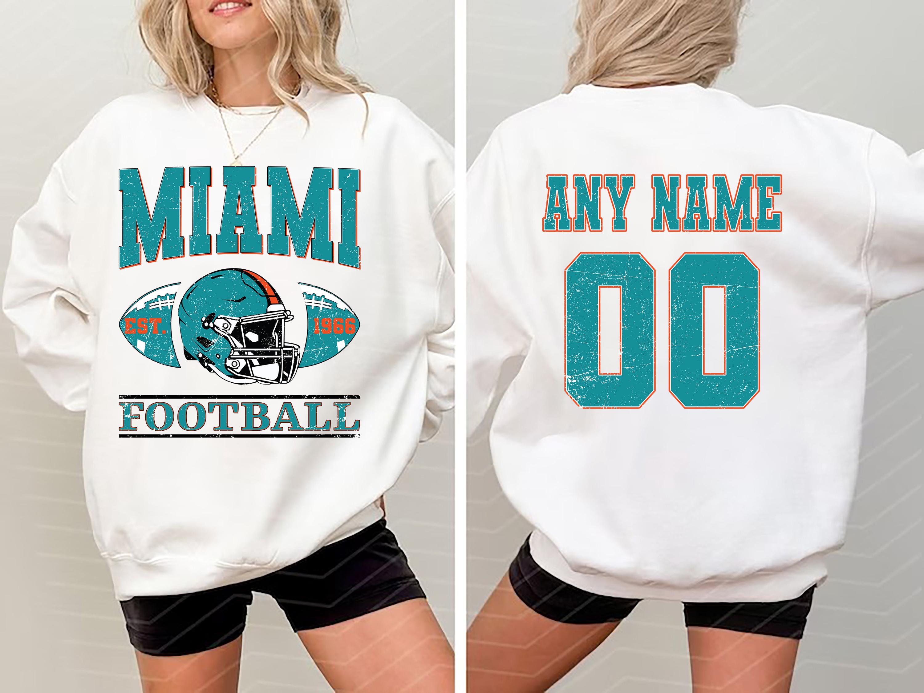 Discover Vintage Miami Football Sweatshirts, Gift for Football Fan