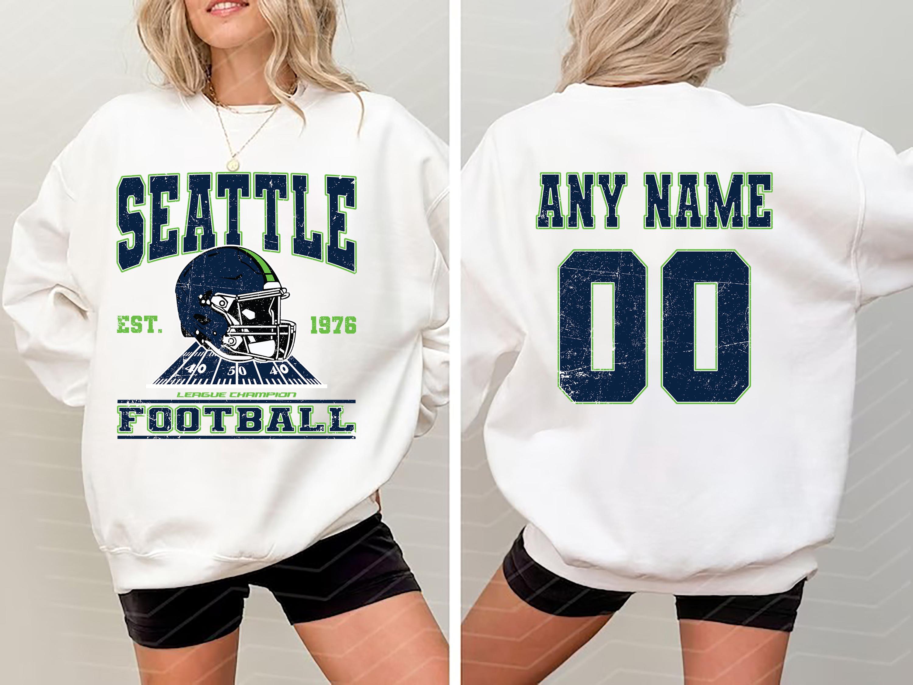 Discover Personalized Seattle Football Sweatshirts, Gift for Football Fan