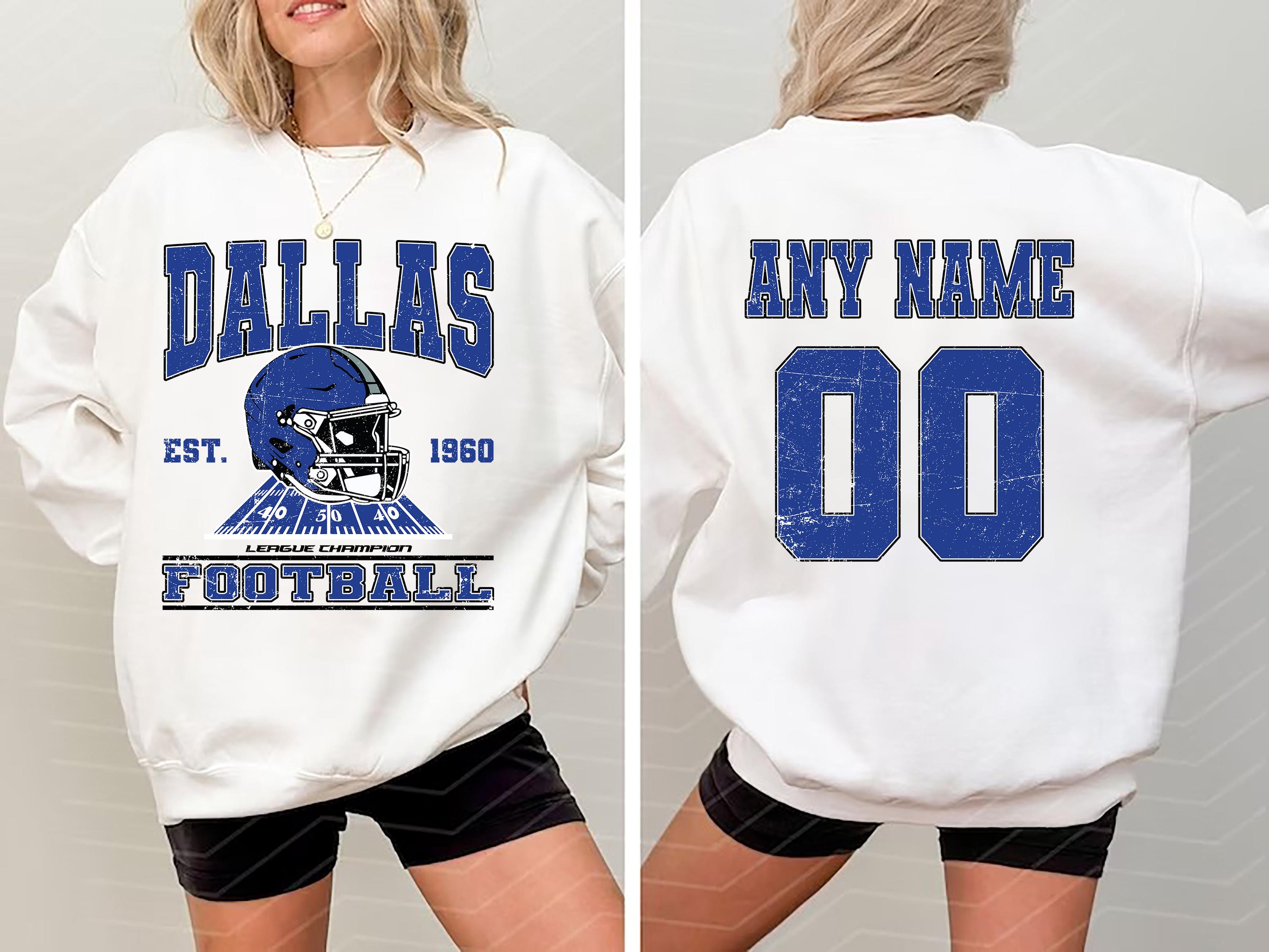 Discover Personalized Dallas Football Sweatshirts, Gift for Football Fan