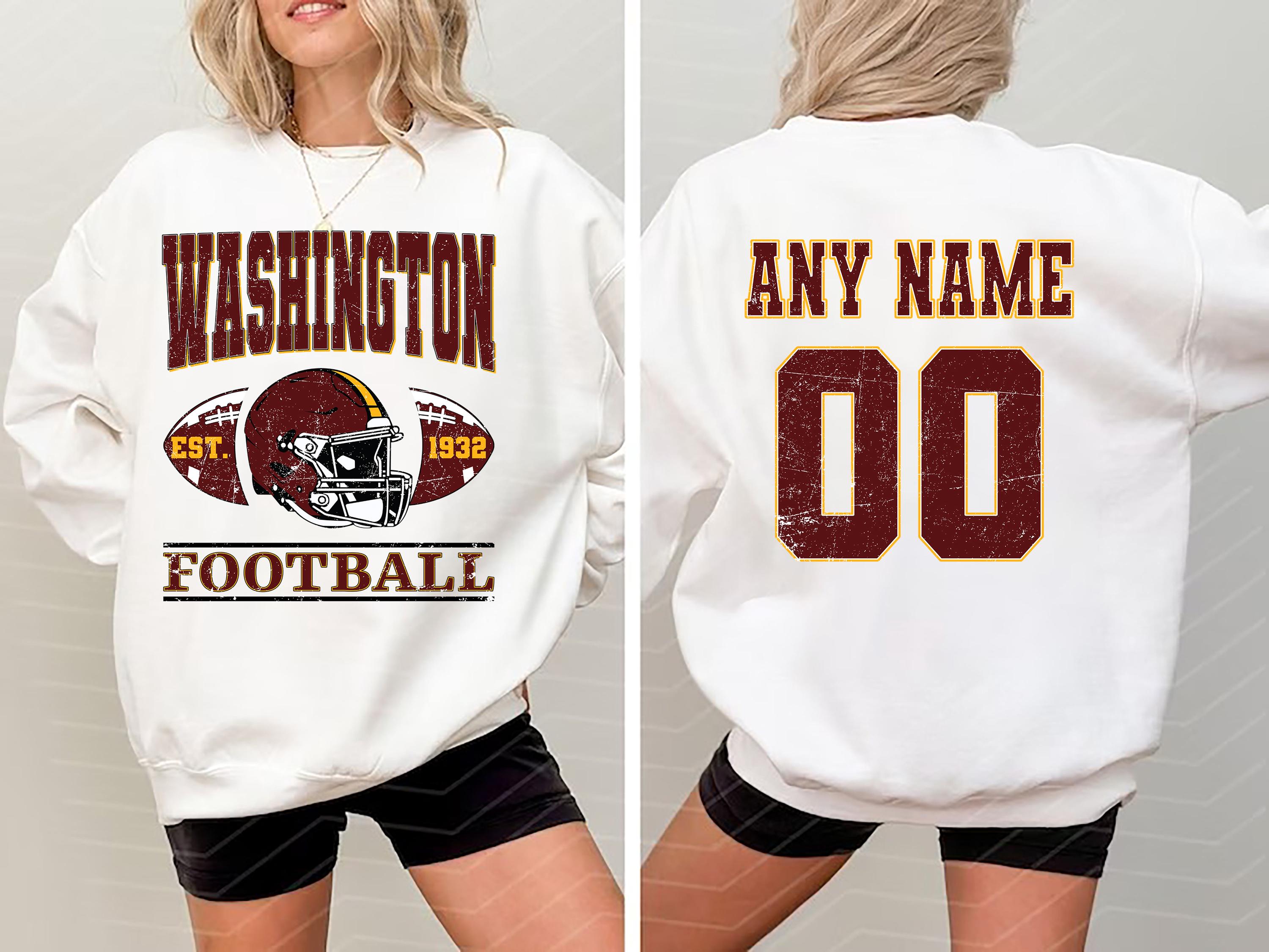 Discover Vintage Washington Football Sweatshirts, Gift for Football Fan