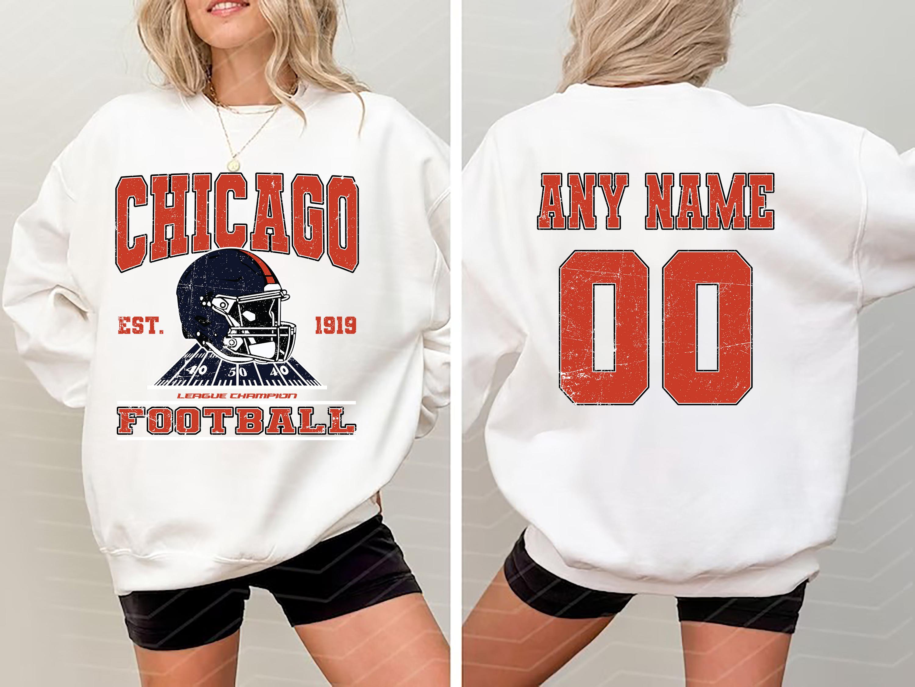 Discover Personalized Chicago Football Sweatshirts, Gift for Football Fan