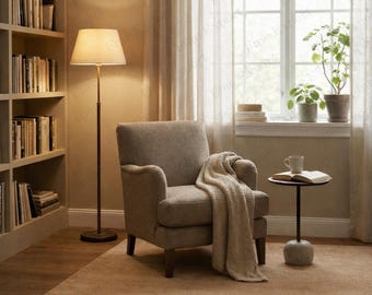 Solider Beige Teppich aus Neuseelandwolle - Minimalistischer Handgefertigter Neutraler Teppich für Moderne Wohnräume