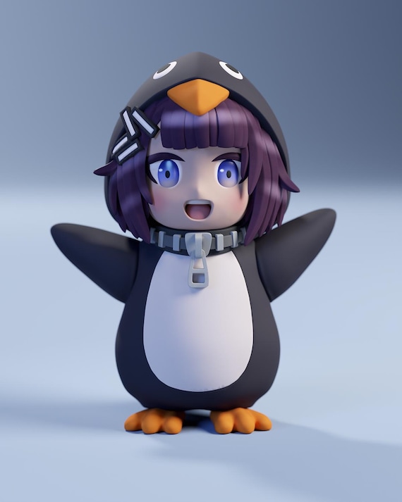 gugugaga ググガガ ペンギン 3Dプリント ミーム Gugugaga Meme Inspired Figurine, STL Files for 3d Printing - Etsy
