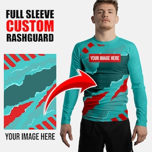 Personalized BJJ Rash Guard | MMA | Jiu Jitsu | Wrestling | Training & Performance Wear | Available in All Sizes and Colors | Free Shipping